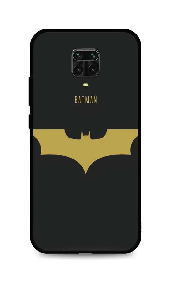 Kryt TopQ LUXURY Xiaomi Redmi Note 9 Pro pevný Gold Batman 52569