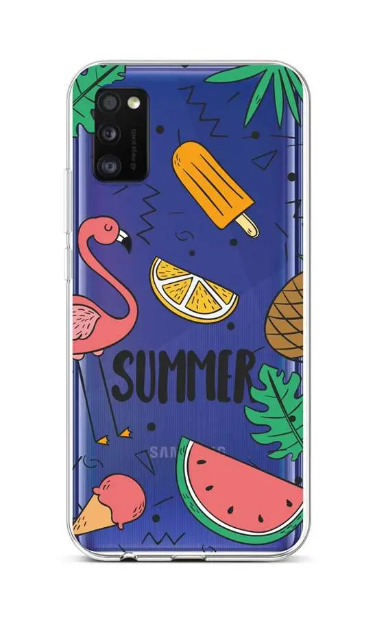 Kryt TopQ Samsung A41 silikon Summer 52616