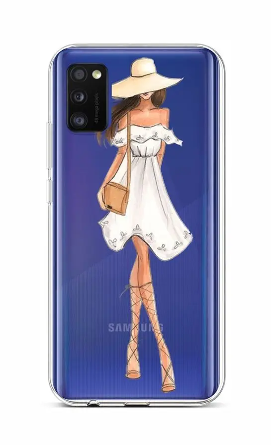 Kryt TopQ Samsung A41 silikon Lady 5 52664