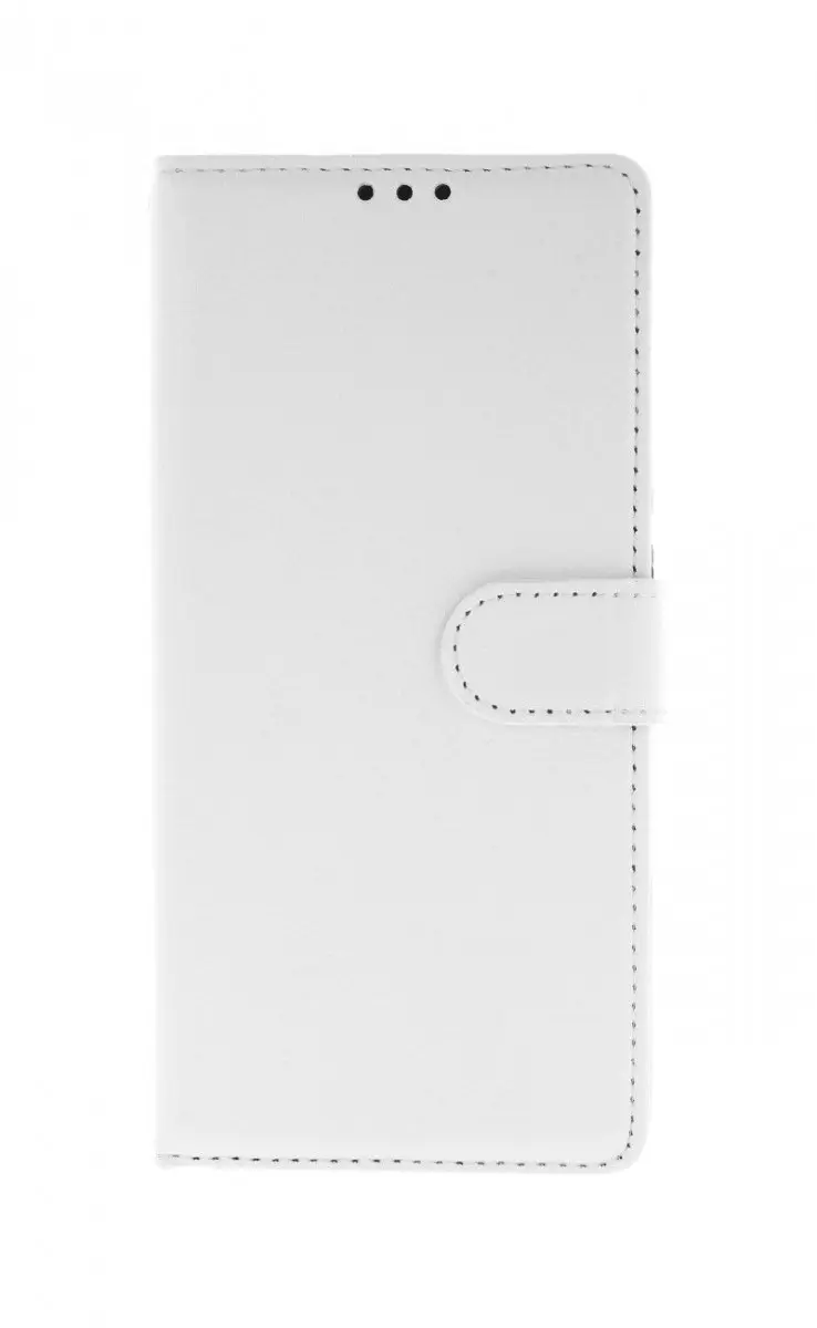 Kryt TopQ Xiaomi Redmi 9C knížkový bílý s přezkou 52746