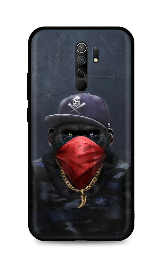 Kryt TopQ Xiaomi Redmi 9 silikon Monkey Gangster 52905