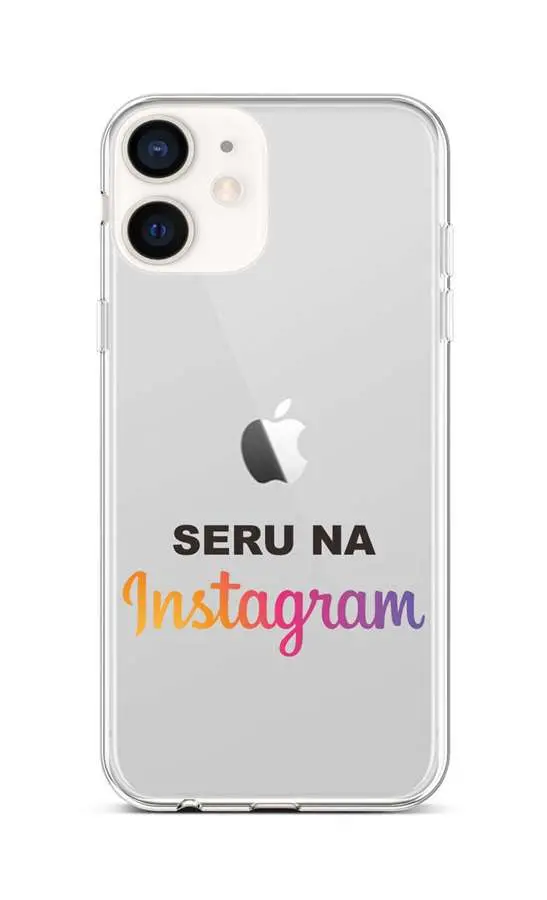 Kryt TopQ iPhone 12 mini silikon Instagram 53256