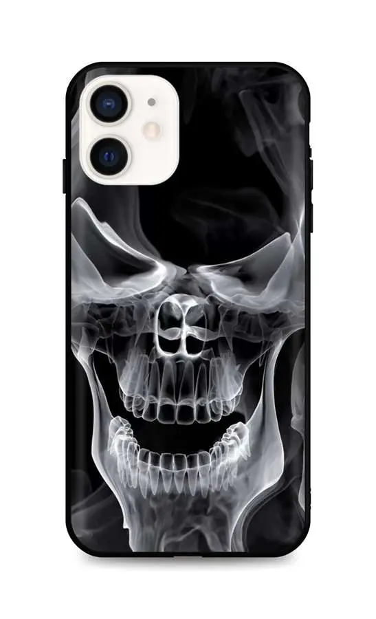 Kryt TopQ iPhone 12 mini silikon Deadly Smoke 53315