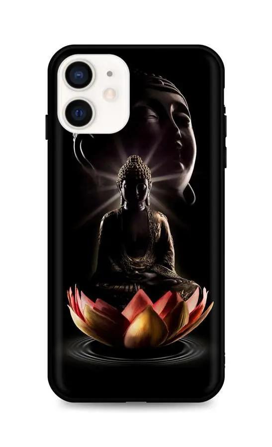 Kryt TopQ iPhone 12 mini silikon Meditation 53326