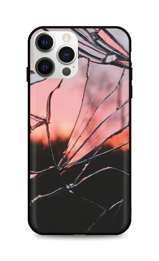 Kryt TopQ LUXURY iPhone 12 Pro Max pevný Pink Broken 53573