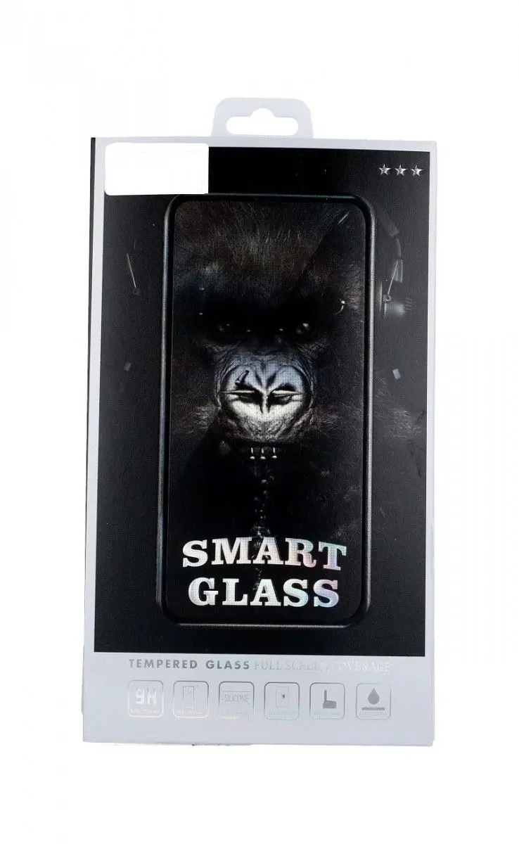 Tvrzené sklo SmartGlass na iPhone 12 mini Full Cover černé 54049