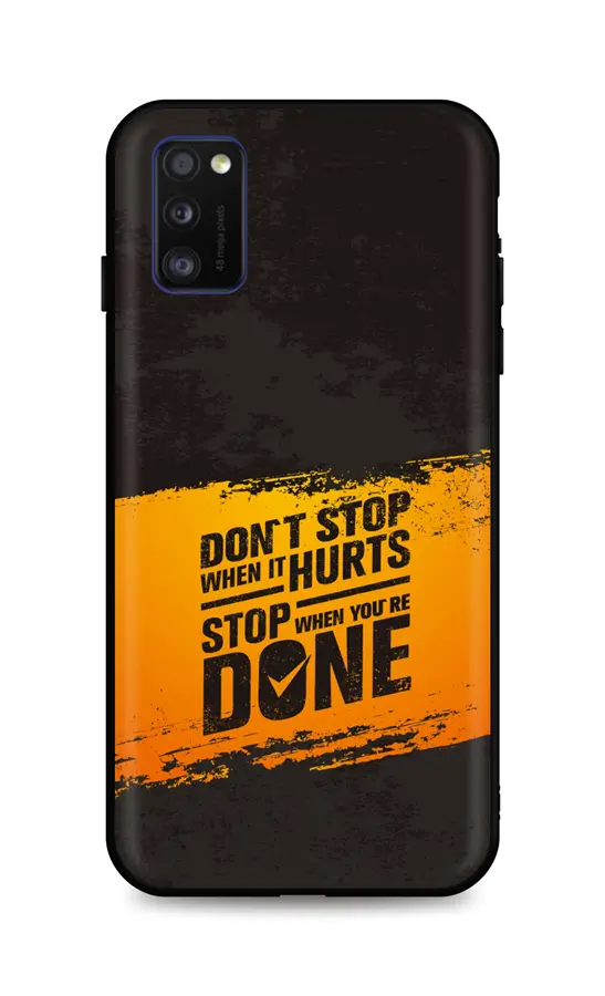 Kryt TopQ Samsung A41 silikon Don´t Stop 54198