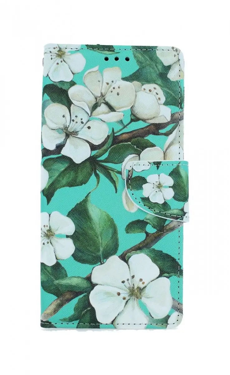 Pouzdro TopQ Xiaomi Redmi Note 8T knížkové Malované květy 54731