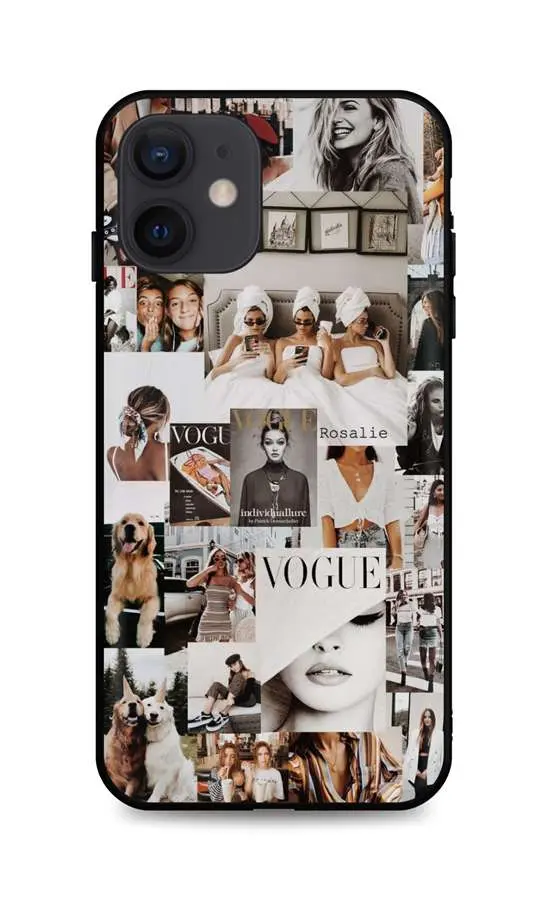 Kryt TopQ iPhone 12 silikon VOGUE 55169