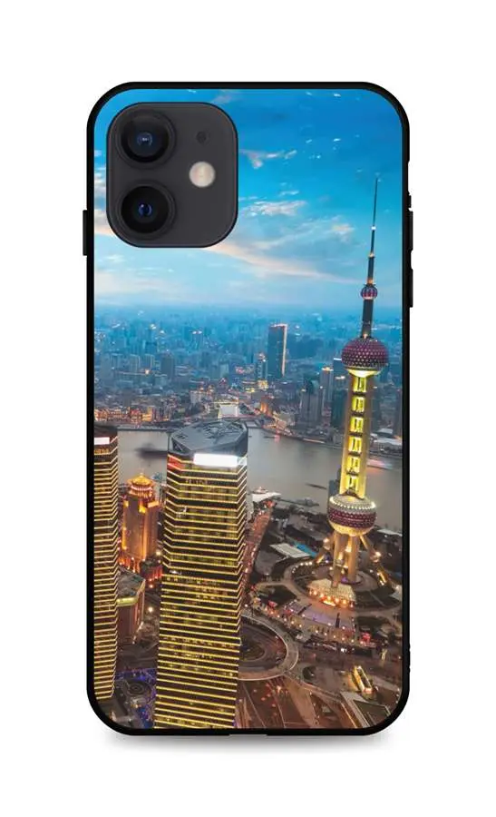 Kryt TopQ LUXURY iPhone 12 pevný City 55180