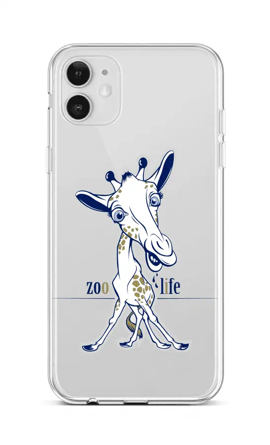 Kryt TopQ iPhone 12 silikon Zoo Life 55306