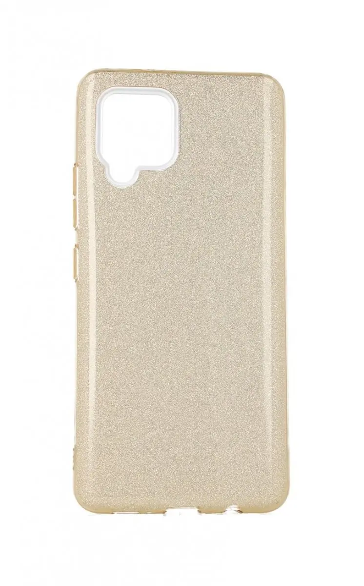 Kryt TopQ Samsung A42 glitter zlatý 55356