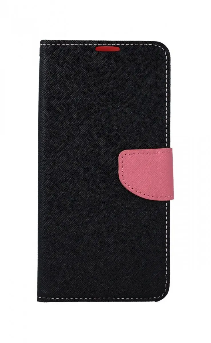 Pouzdro TopQ Xiaomi Redmi 9A knížkové černo-růžové 55474