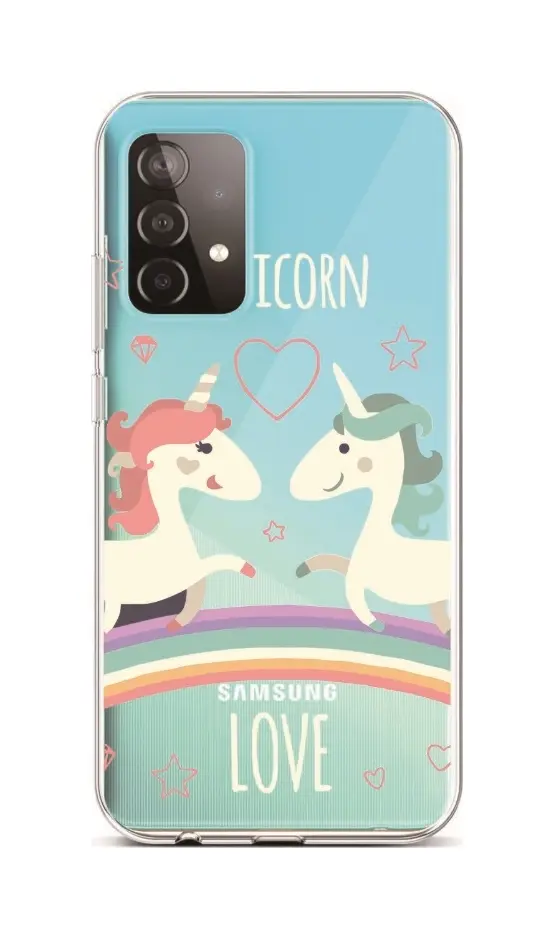 Kryt TopQ Samsung A52 silikon Unicorn Love 55780
