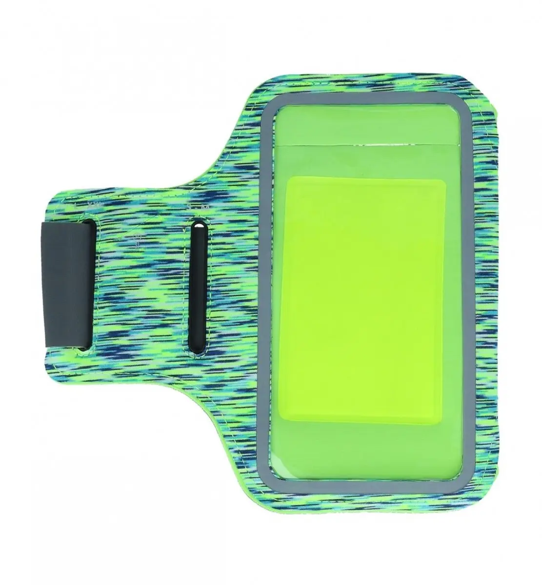 Sportovní pouzdro TopQ na ruku Streaky velikost XL zelené 56575