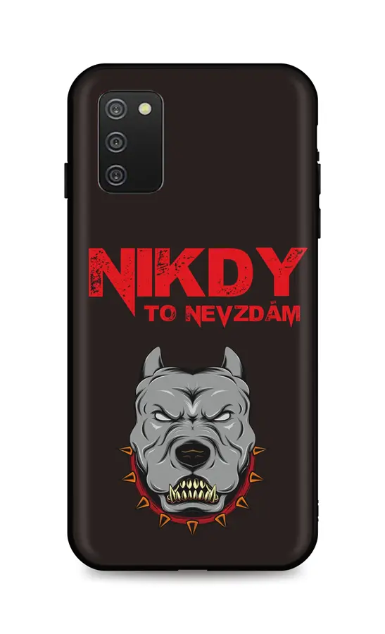 Kryt TopQ Samsung A02s silikon Nikdy to nevzdám 56729