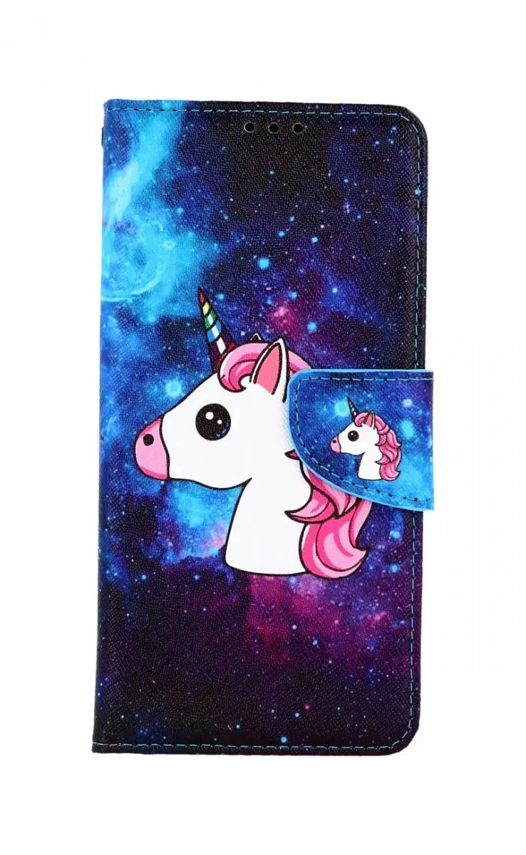 Pouzdro TopQ Vivo Y20s knížkové Space Unicorn 57078