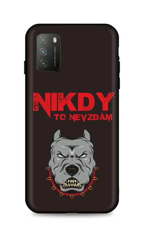Kryt TopQ Xiaomi Poco M3 silikon Nikdy to nevzdám 57519