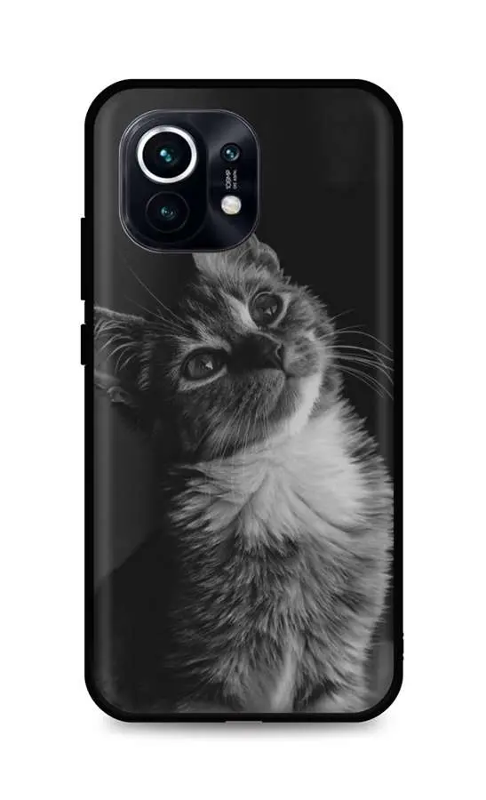 Kryt TopQ Xiaomi Mi 11 silikon Cute Cat 57548