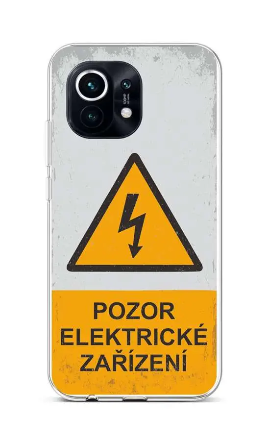 Kryt TopQ Xiaomi Mi 11 silikon Pozor elektrické zařízení 57827