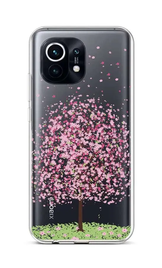 Kryt TopQ Xiaomi Mi 11 silikon Blossom Tree 57828
