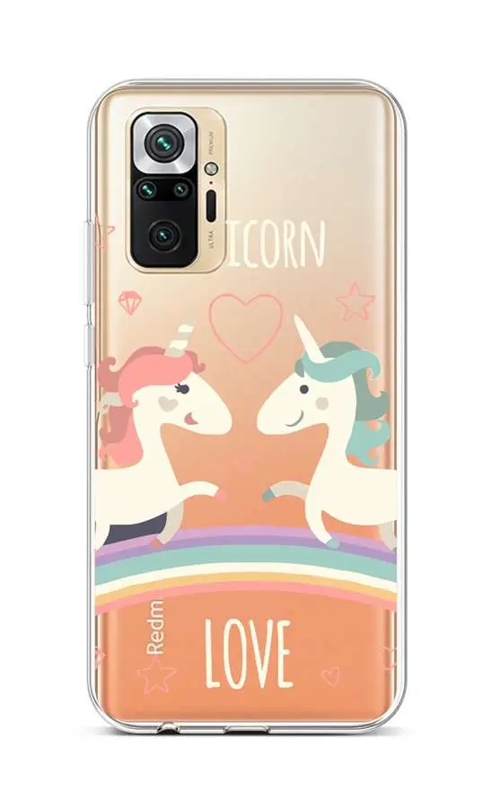 Kryt TopQ Xiaomi Redmi Note 10 Pro silikon Unicorn Love 58102