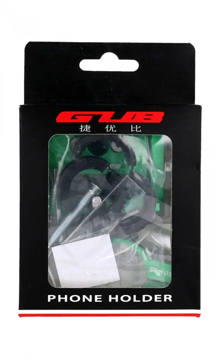 Držák na mobil na kolo TopQ GUB G-85 zelený 58445
