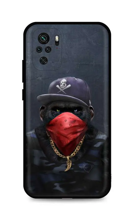 Kryt TopQ Xiaomi Redmi Note 10 silikon Monkey Gangster 59066