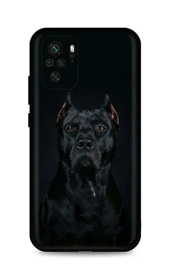 Kryt TopQ Xiaomi Redmi Note 10 silikon Dark Pitbull 59232