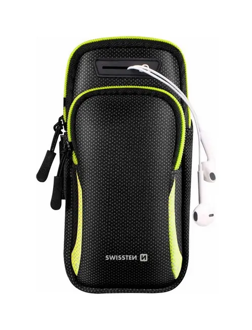 Univerzální sportovní pouzdro Swissten Arm Bag na ruku černé 59547