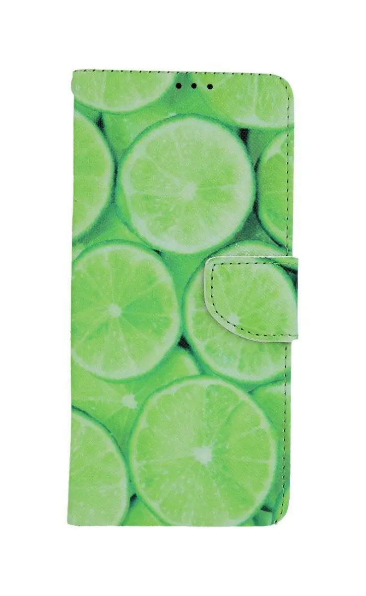 Pouzdro TopQ Xiaomi Redmi Note 10 knížkové Limetky 59889