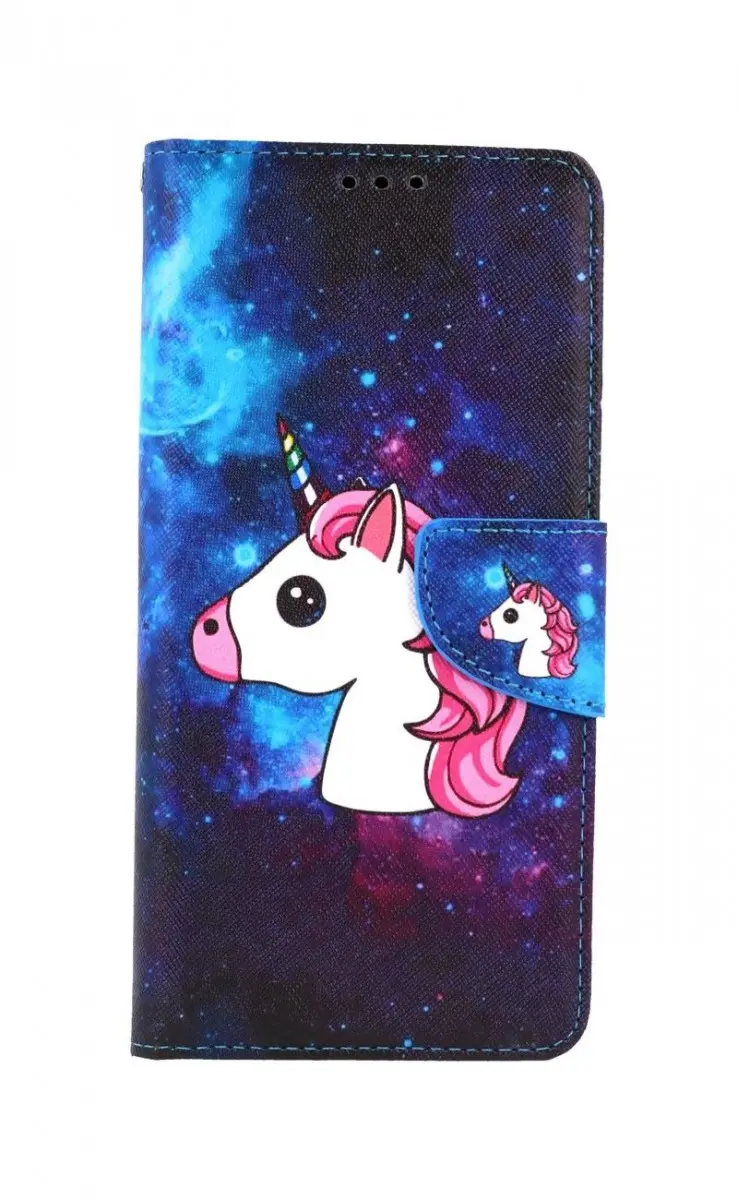 Pouzdro TopQ Realme C21 knížkové Space Unicorn 60499