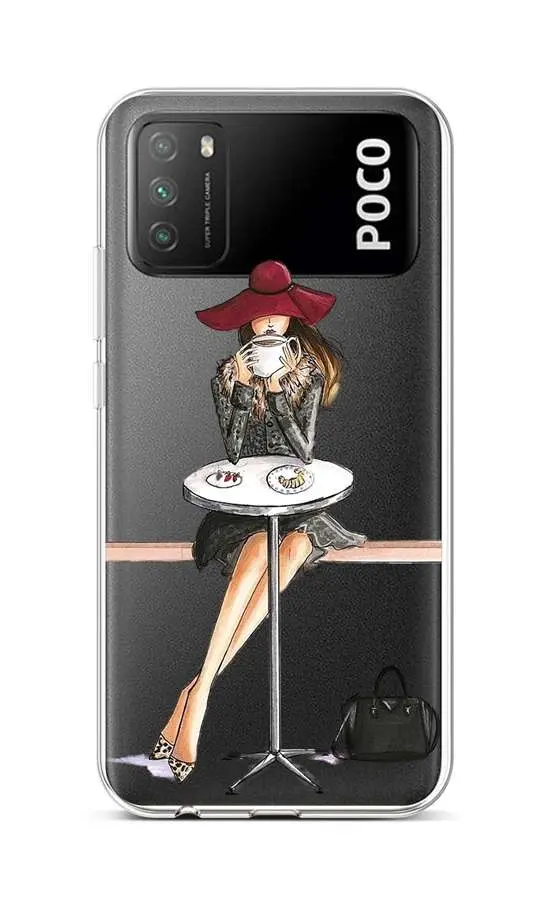 Kryt TopQ Xiaomi Poco M3 silikon Lady 6 60652