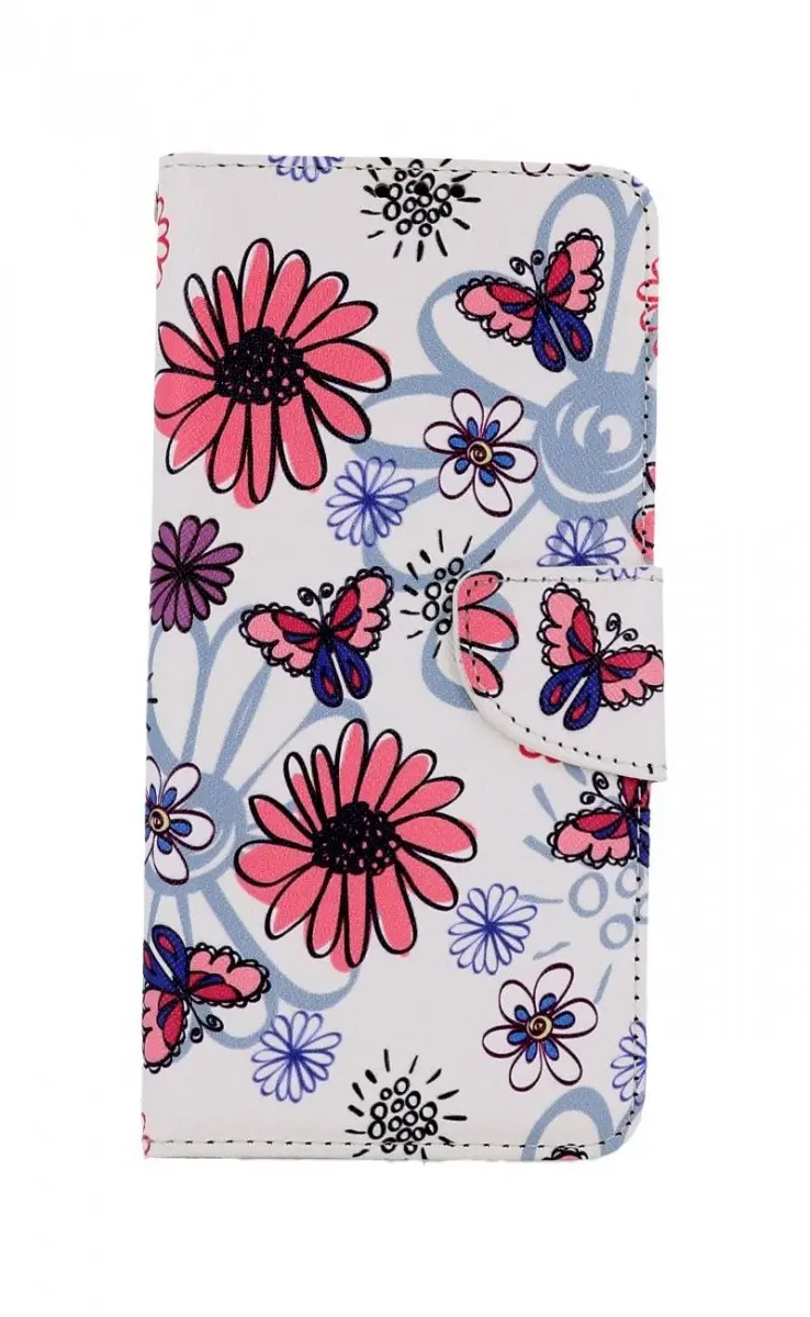 Pouzdro TopQ Xiaomi Poco M3 Pro knížkové Flowers 60745