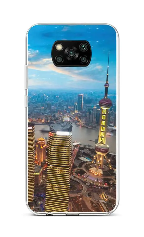 Kryt TopQ Xiaomi Poco X3 silikon City 60788