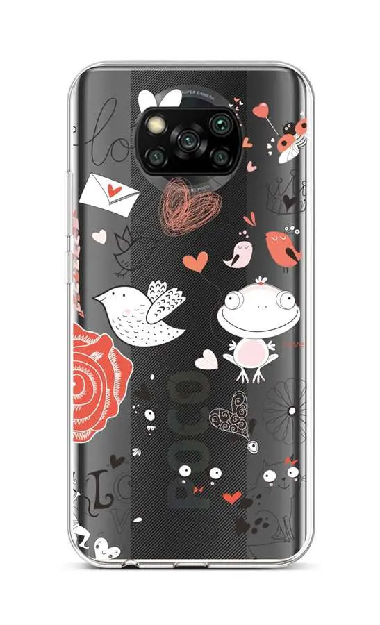 Kryt TopQ Xiaomi Poco X3 silikon Funny 60837