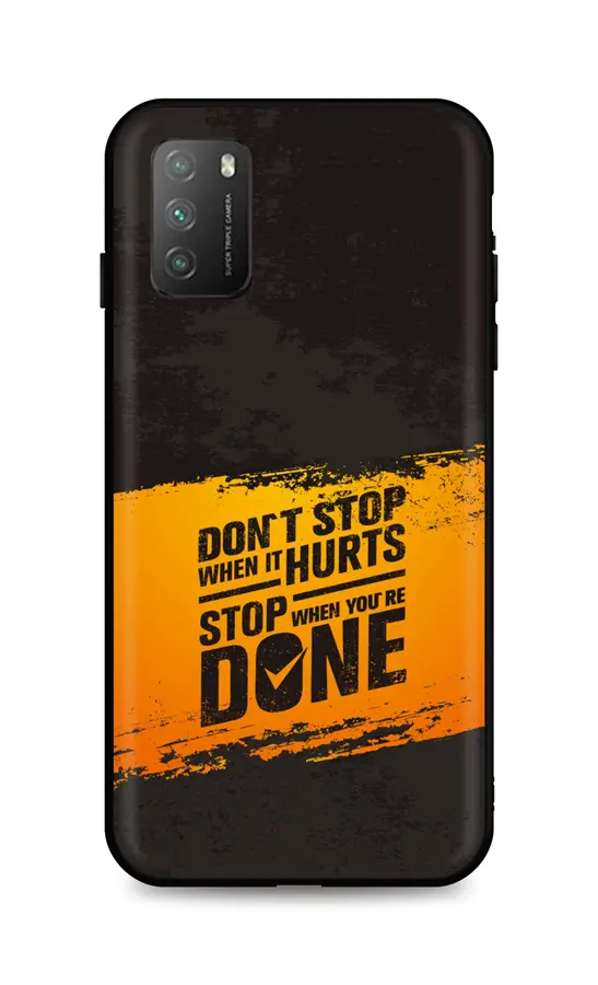 Kryt TopQ Xiaomi Poco M3 silikon Don´t Stop 60951