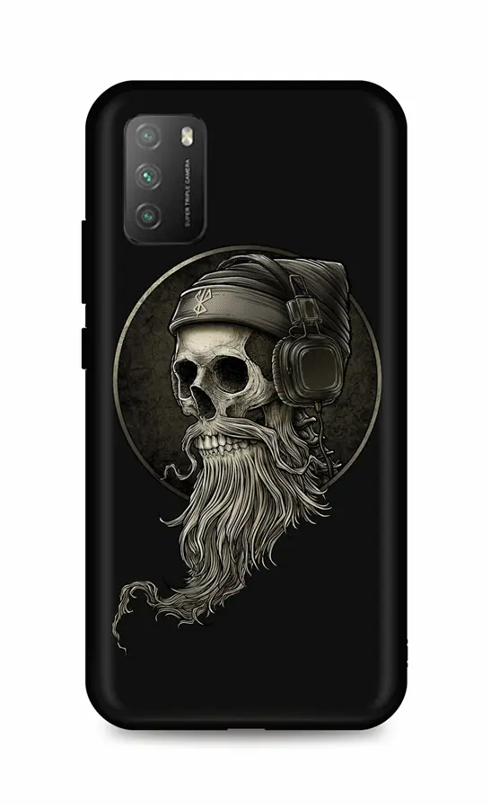 Kryt TopQ Xiaomi Poco M3 silikon Music Skeleton 61012