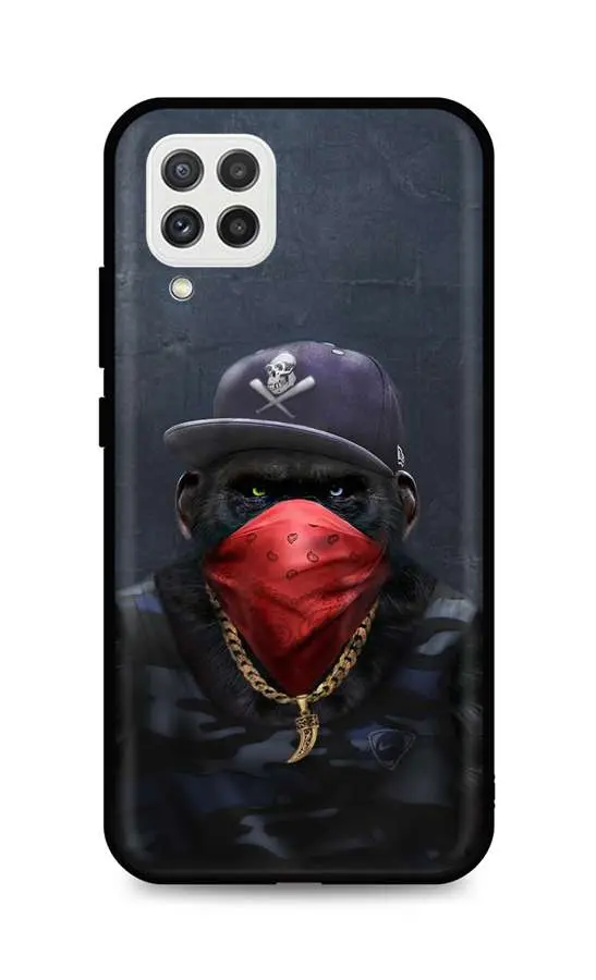 Kryt TopQ Samsung A22 silikon Monkey Gangster 61076