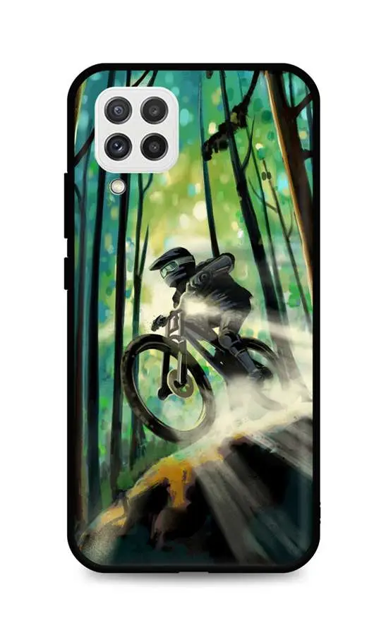Kryt TopQ Samsung A22 silikon Mountain Bike 61135