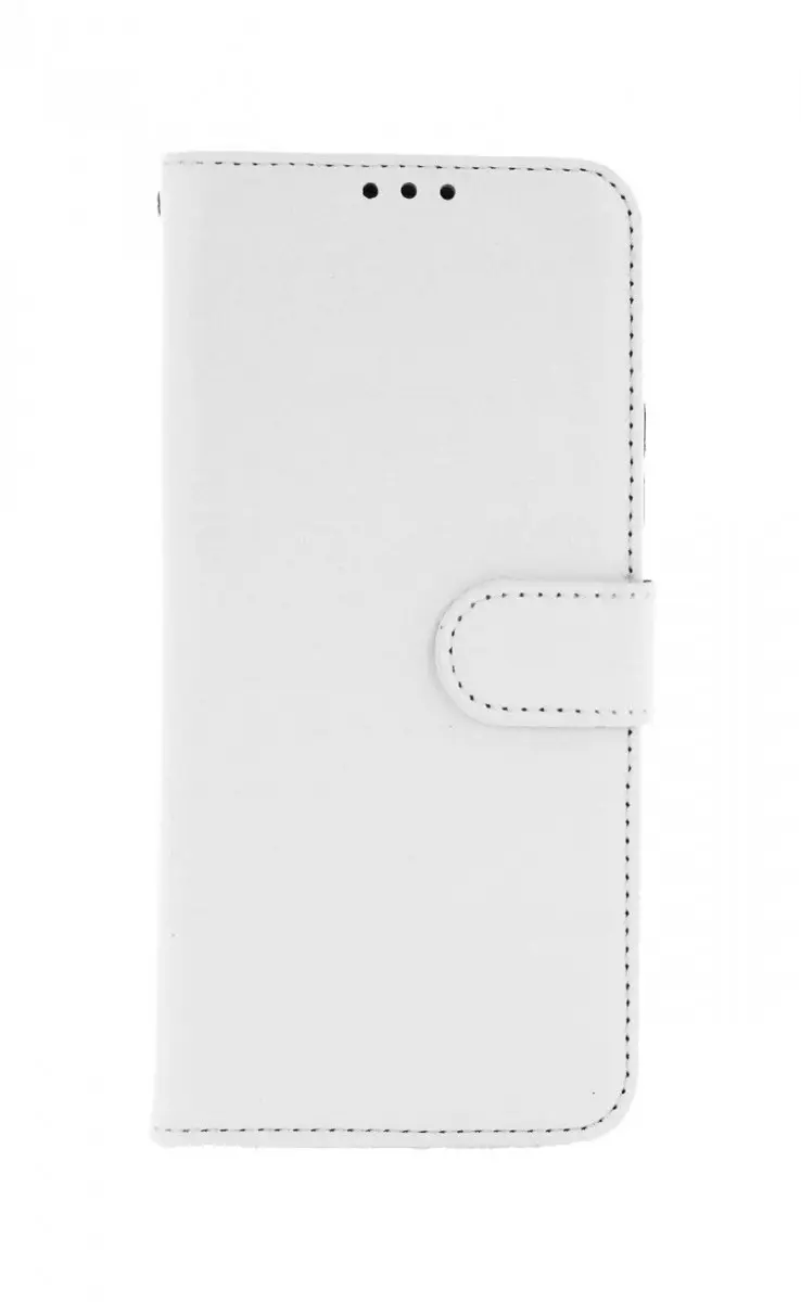Pouzdro TopQ Xiaomi Mi 11 Lite knížkové bílé s přezkou 61144