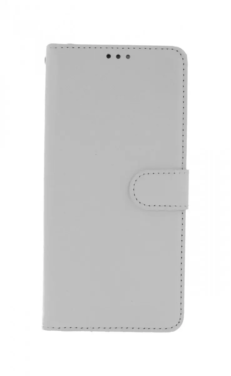 Pouzdro TopQ Xiaomi Poco M3 knížkové bílé s přezkou 61180