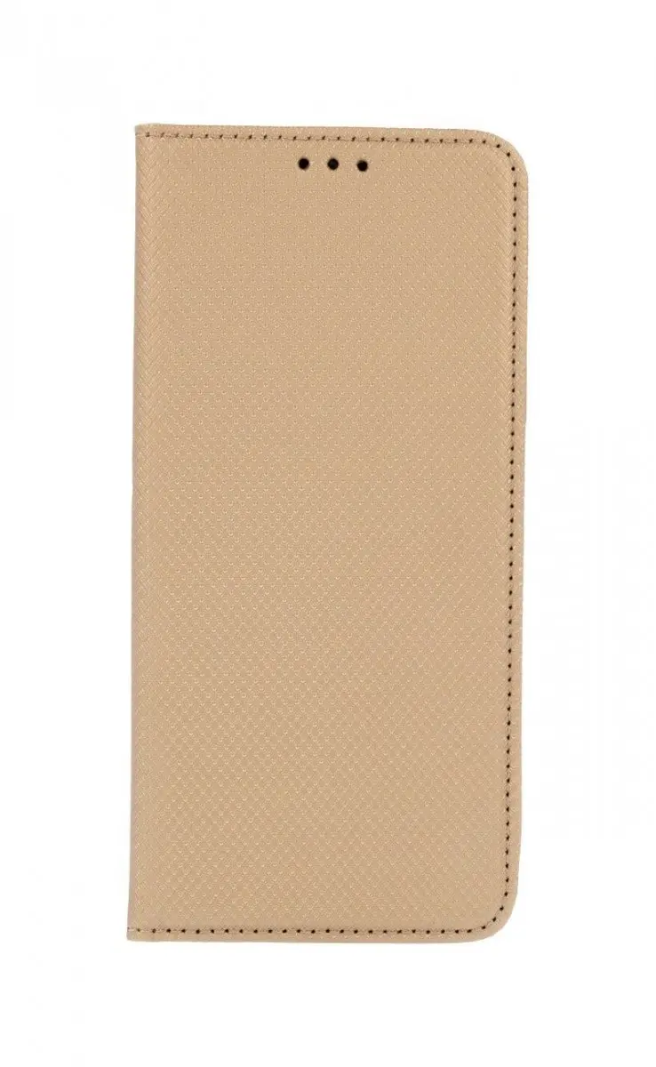 Pouzdro TopQ Xiaomi Poco F3 Smart Magnet knížkové zlaté 61601