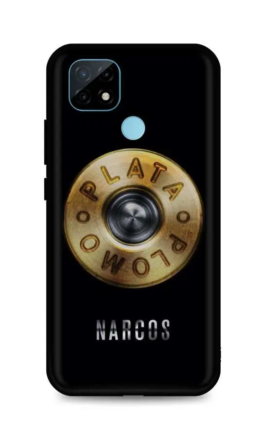 Kryt TopQ Realme C21 silikon Plata O Plomo 61699