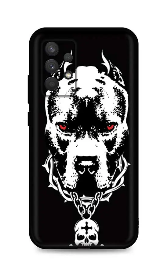 Kryt TopQ Samsung A32 silikon Fighting Dog 61767