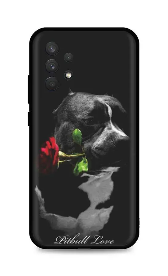 Kryt TopQ Samsung A32 silikon Pitbull Love 61769