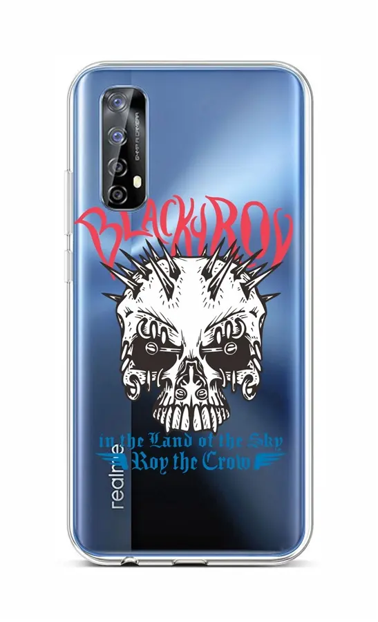 Kryt TopQ Realme 7 silikon Black Roy 62057
