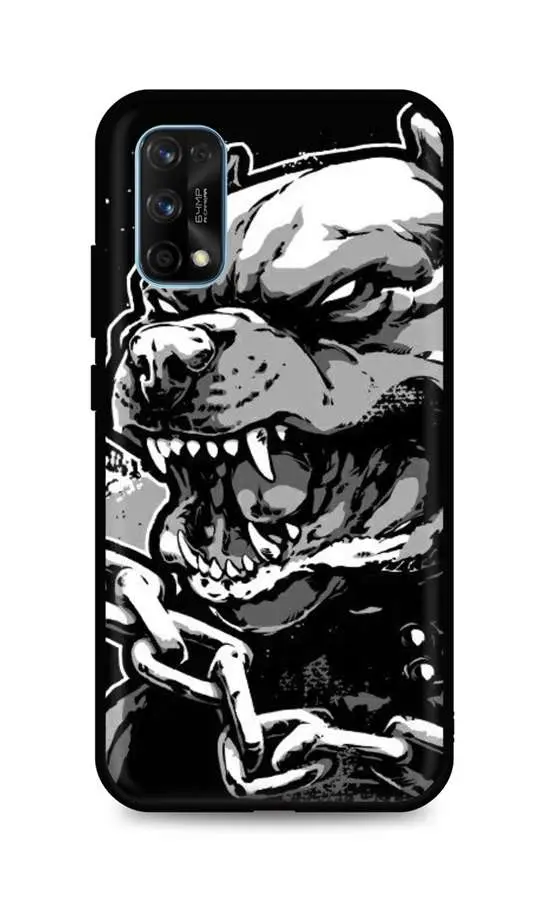 Kryt TopQ Realme 7 Pro silikon Agressive Pitbull 62131