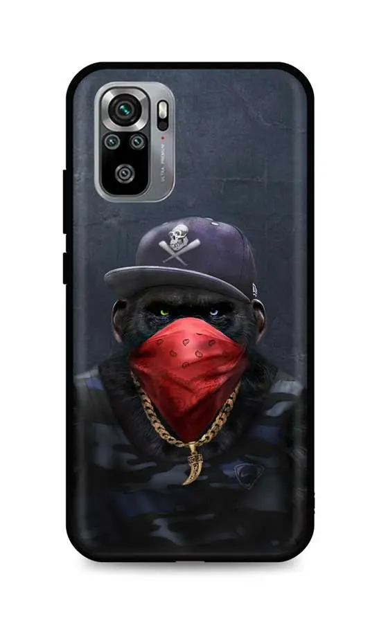 Kryt TopQ Xiaomi Redmi Note 10S silikon Monkey Gangster 62324
