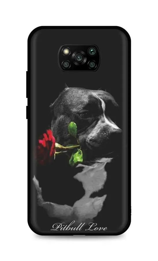 Kryt TopQ Xiaomi Poco X3 Pro silikon Pitbull Love 62429